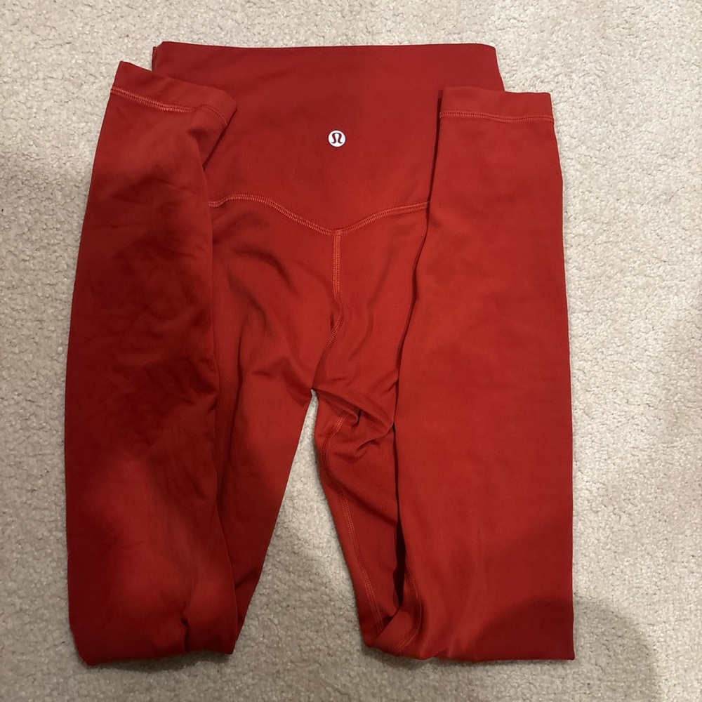 lululemon athletica Red Leggings